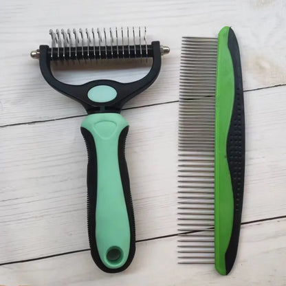 Pet Supplies Brush Comb Knot Combstainless Steel Dog and Cat Knot Knife for Small Medium Large Dogs