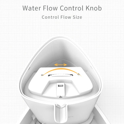 Automatic Smart Eco-Friendly Cat Dog Pet Water Dispenser Modern Solid Style Kitten Water Fountain Rechargeable Power Source