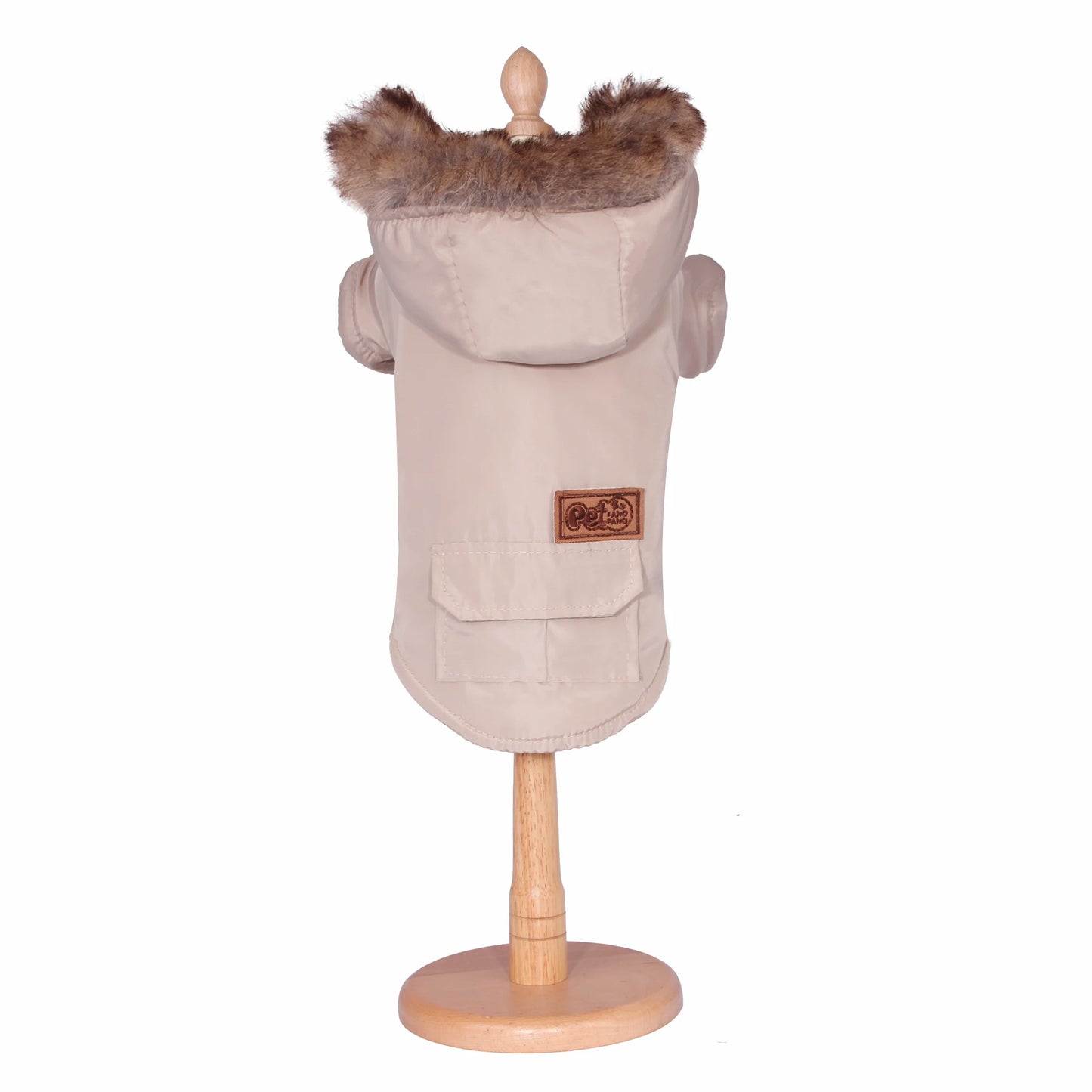 2025 Designer Luxury Faux Fur Pet Jacket Large Winter Warm Dog Clothes Classic Style for Pet and Owner Matching Wholesale