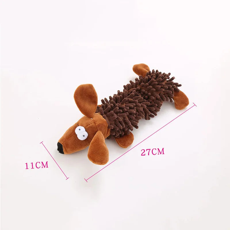 Squeaky Plush Dog Toy – Soft Chew for Small & Medium Dogs