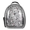2025 Luxury Outdoor Oxford Dog Pet Backpack Airline Approved Travel Bag with Zipper Closure Animal Pattern Cat Carrier
