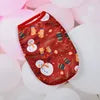 Luxury Christmas Cat Vest for Dogs Halloween Pet Jersey Winter Clothes Accessory in Cotton Material