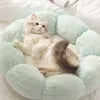 2025 Hot Sale Luxuryhouse Exclusive Donut Cat Dog Pet Bed Soft Fleece Winter Warm Cushion Solid Dropshipping Cloud Nest