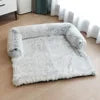 2025 Faux Fur Pet Blanket Multifunctional Sofa Cushion Mat Calming Furniture Protector Dog Bed