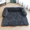 2025 Faux Fur Pet Blanket Multifunctional Sofa Cushion Mat Calming Furniture Protector Dog Bed
