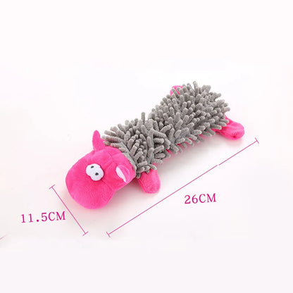Squeaky Plush Dog Toy – Soft Chew for Small & Medium Dogs