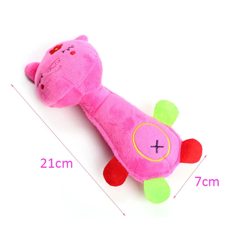 Squeaky Plush Dog Toy – Soft Chew for Small & Medium Dogs