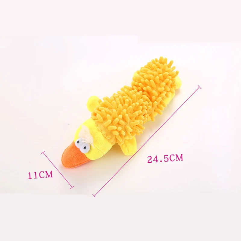 Squeaky Plush Dog Toy – Soft Chew for Small & Medium Dogs