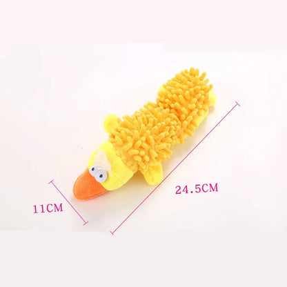 Squeaky Plush Dog Toy – Soft Chew for Small & Medium Dogs