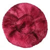 2021 Hot Sale Anti-Slip Donut Shaped Pet Cat Beds Warm Soft Indoor Accessory Faux Fur Material Solid Pattern Travel Feature