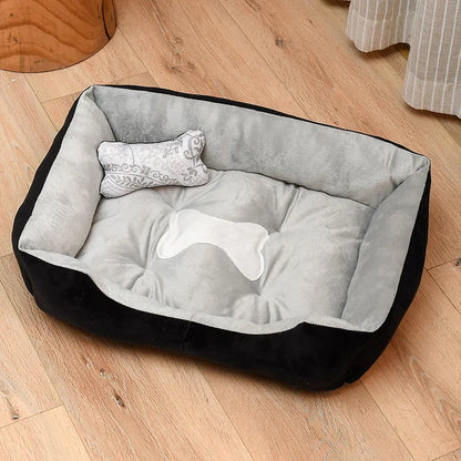 XS Hot Sale 50*38*15cm Dog Bed Sofa New Bone Style Fancy Sleeping Cushion for Small Puppies and Cats Breathable Fashionable