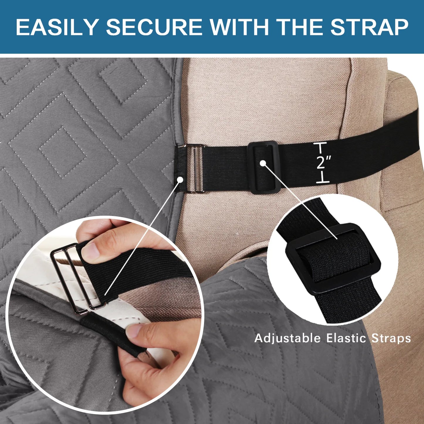 Reversible Non-Slip Pet Furniture Protector Cover Thickening Water-Resistant Dog Mat Couch Cushion & Sofa Cover