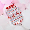 Luxury Christmas Cat Vest for Dogs Halloween Pet Jersey Winter Clothes Accessory in Cotton Material