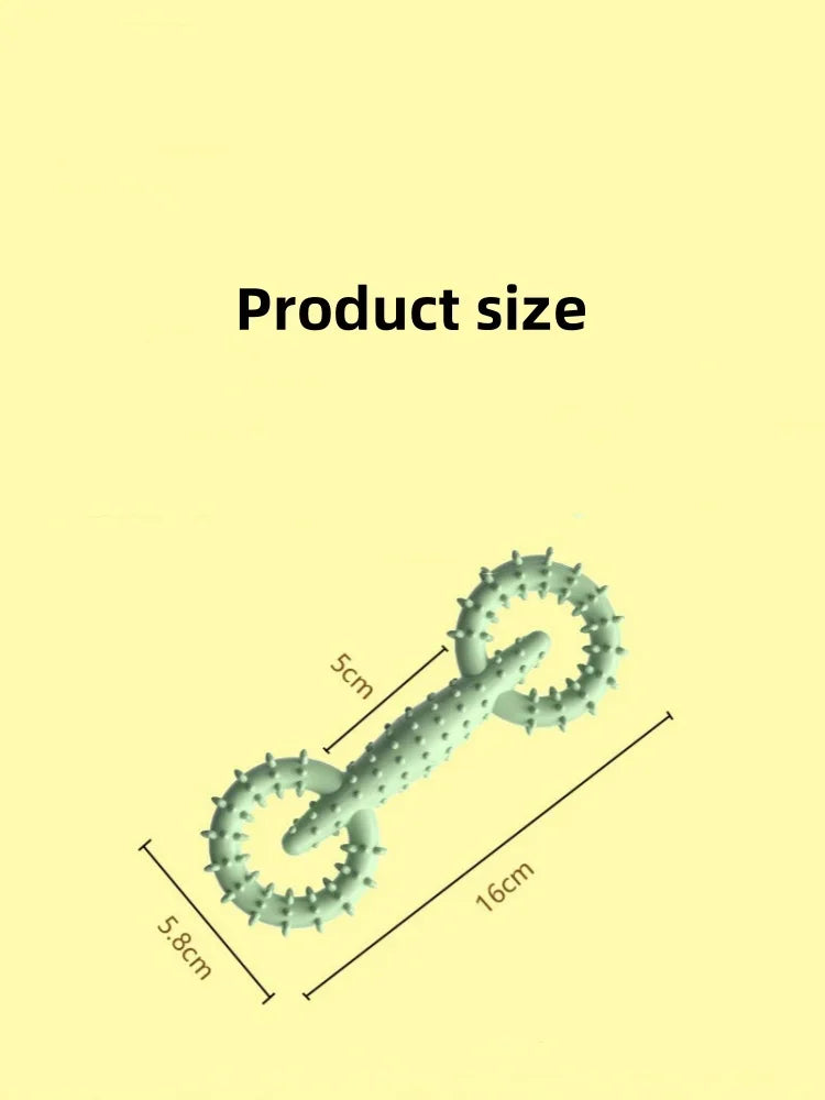 Dog Pull Ring Puppy Chewing Toy Indestructible Pet Pull Ring Toys Interactive Puppy Chew Toy For Boredom Relief Teeth Cleaning