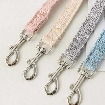 Pet Harness & Leash Set – Adjustable Soft Vest for Small Pets