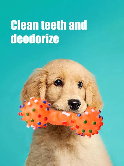 1PC Dog Chew Toy Natural Rubber Safety and Environmental Protection Flexible Bite Resistance Clean Teeth