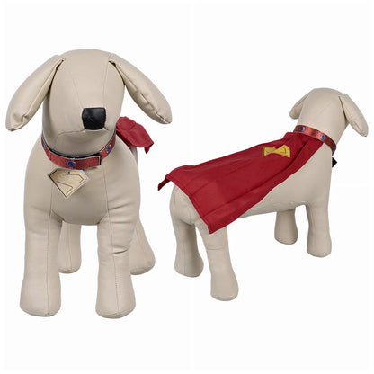 Fantasia Small/ Medium/ large Dog Superdog Krypto Cosplay Cloak – 2025 Superhero Pet Costume