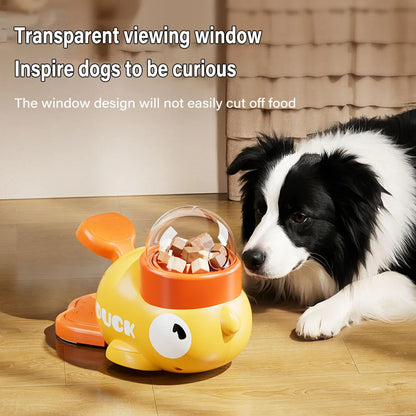 Duck Feeder – Automatic Pet Treat Dispenser & Puzzle Toy