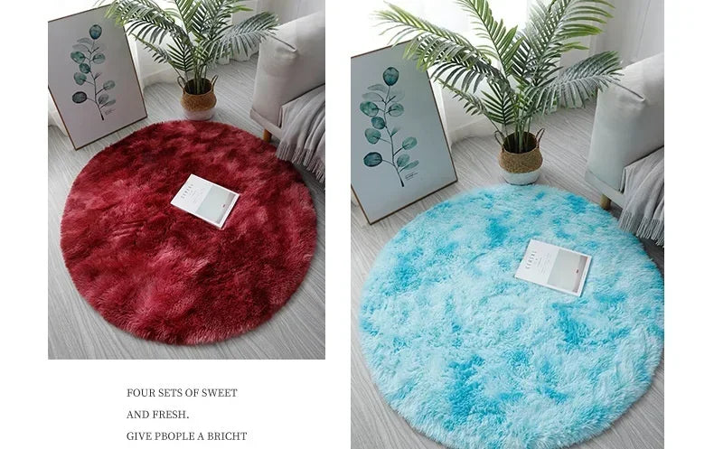 Super Soft pet-friendly carpet Plush Round Rug – Fluffy Carpet for Living Room, Bedroom & Pet Comfort (Dogs & Cat66s)