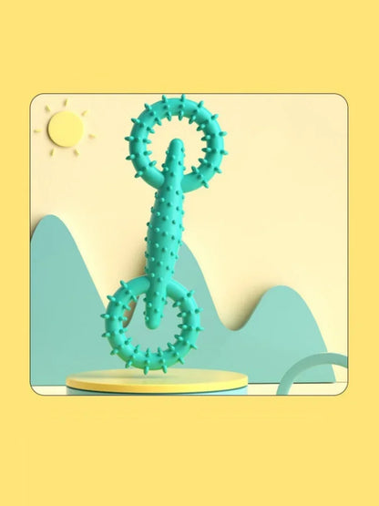 Dog Pull Ring Puppy Chewing Toy Indestructible Pet Pull Ring Toys Interactive Puppy Chew Toy For Boredom Relief Teeth Cleaning