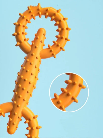 Dog Pull Ring Puppy Chewing Toy Indestructible Pet Pull Ring Toys Interactive Puppy Chew Toy For Boredom Relief Teeth Cleaning