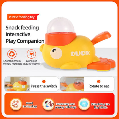 Duck Feeder – Automatic Pet Treat Dispenser & Puzzle Toy