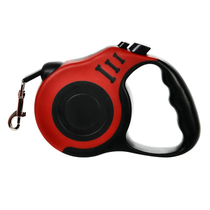 Retractable Dog Leash – 3M/5M Durable Nylon with Quick Lock