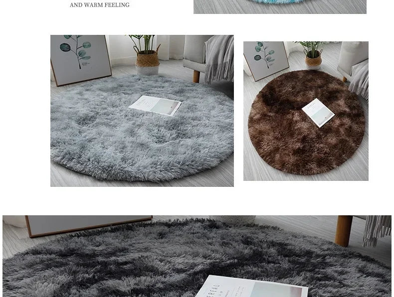 Super Soft pet-friendly carpet Plush Round Rug – Fluffy Carpet for Living Room, Bedroom & Pet Comfort (Dogs & Cat66s)