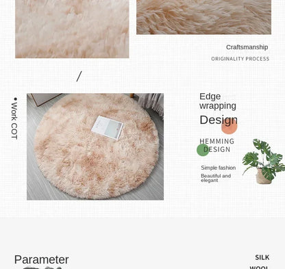 Super Soft pet-friendly carpet Plush Round Rug – Fluffy Carpet for Living Room, Bedroom & Pet Comfort (Dogs & Cat66s)