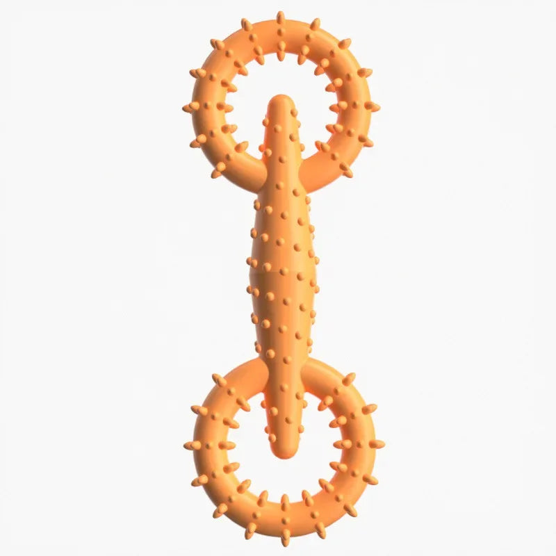 Dog Pull Ring Puppy Chewing Toy Indestructible Pet Pull Ring Toys Interactive Puppy Chew Toy For Boredom Relief Teeth Cleaning