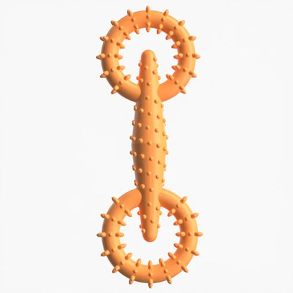 Dog Pull Ring Puppy Chewing Toy Indestructible Pet Pull Ring Toys Interactive Puppy Chew Toy For Boredom Relief Teeth Cleaning