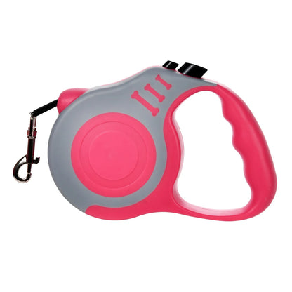 Retractable Dog Leash – 3M/5M Durable Nylon with Quick Lock