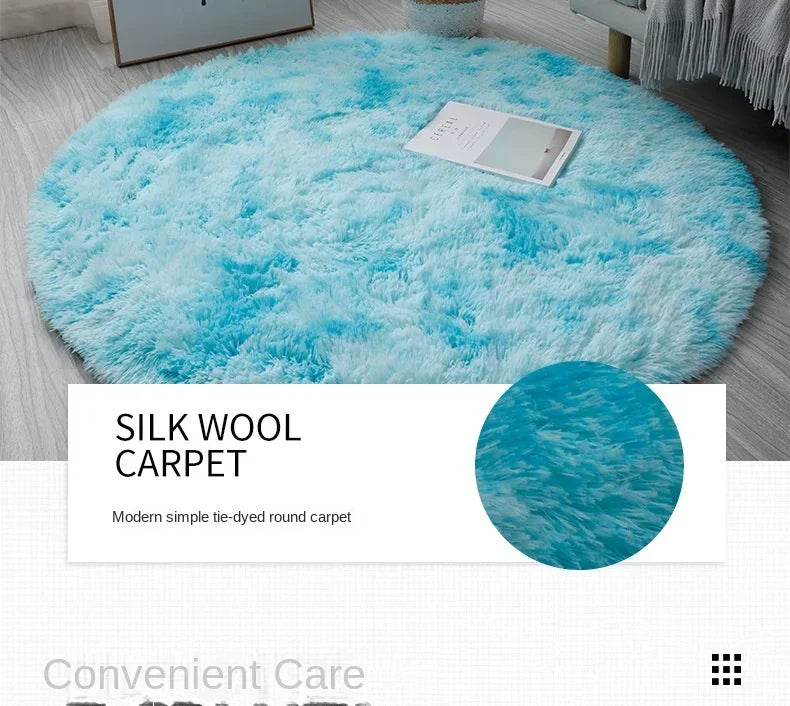 Super Soft pet-friendly carpet Plush Round Rug – Fluffy Carpet for Living Room, Bedroom & Pet Comfort (Dogs & Cat66s)