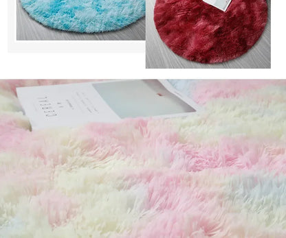 Super Soft pet-friendly carpet Plush Round Rug – Fluffy Carpet for Living Room, Bedroom & Pet Comfort (Dogs & Cat66s)