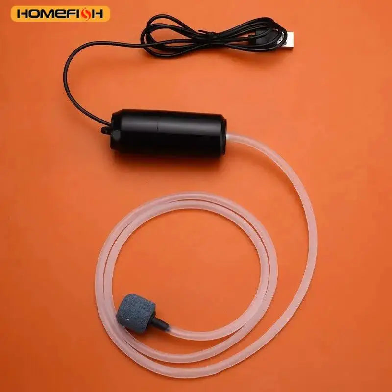 Portable USB Aquarium Air Pump – Silent Mini Oxygen Pump for Fish Tanks and Fish Farming