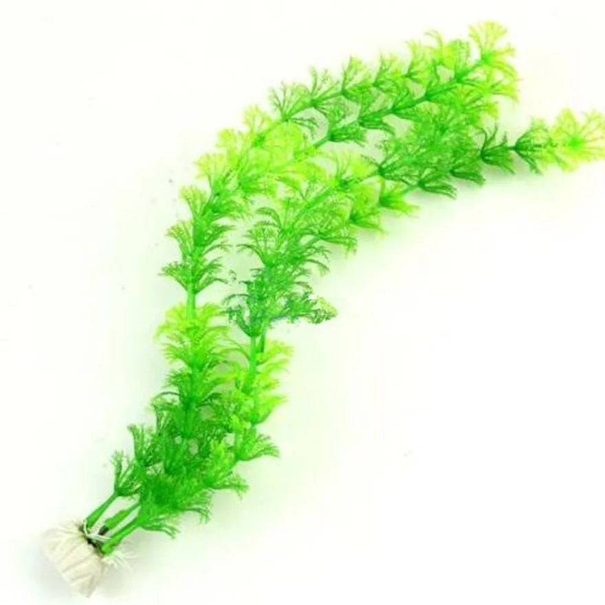 Plastic Aquarium Fish Tank Decor Water Weeds Plant Artificial Green Grass