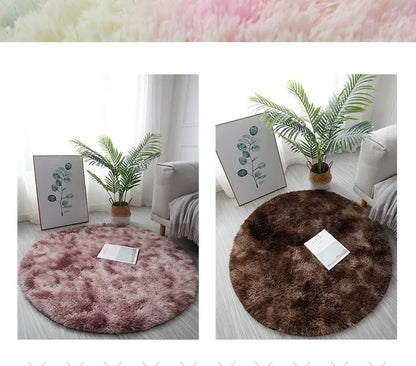Super Soft pet-friendly carpet Plush Round Rug – Fluffy Carpet for Living Room, Bedroom & Pet Comfort (Dogs & Cat66s)