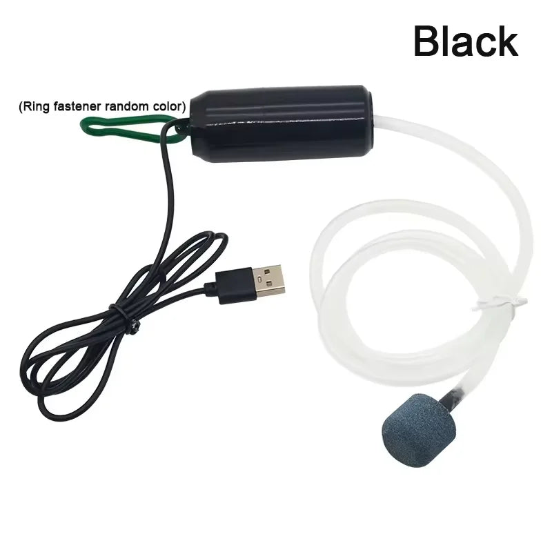 Portable USB Aquarium Air Pump – Silent Mini Oxygen Pump for Fish Tanks and Fish Farming