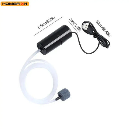 Portable USB Aquarium Air Pump – Silent Mini Oxygen Pump for Fish Tanks and Fish Farming
