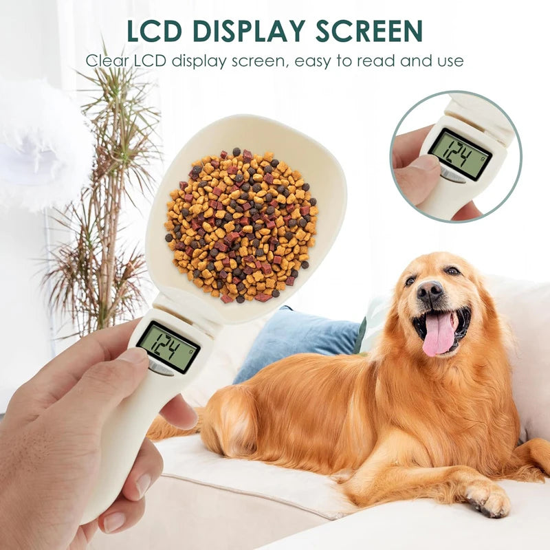 Smart Digital Pet Food Spoon – Measuring Scale for Dogs & Cats