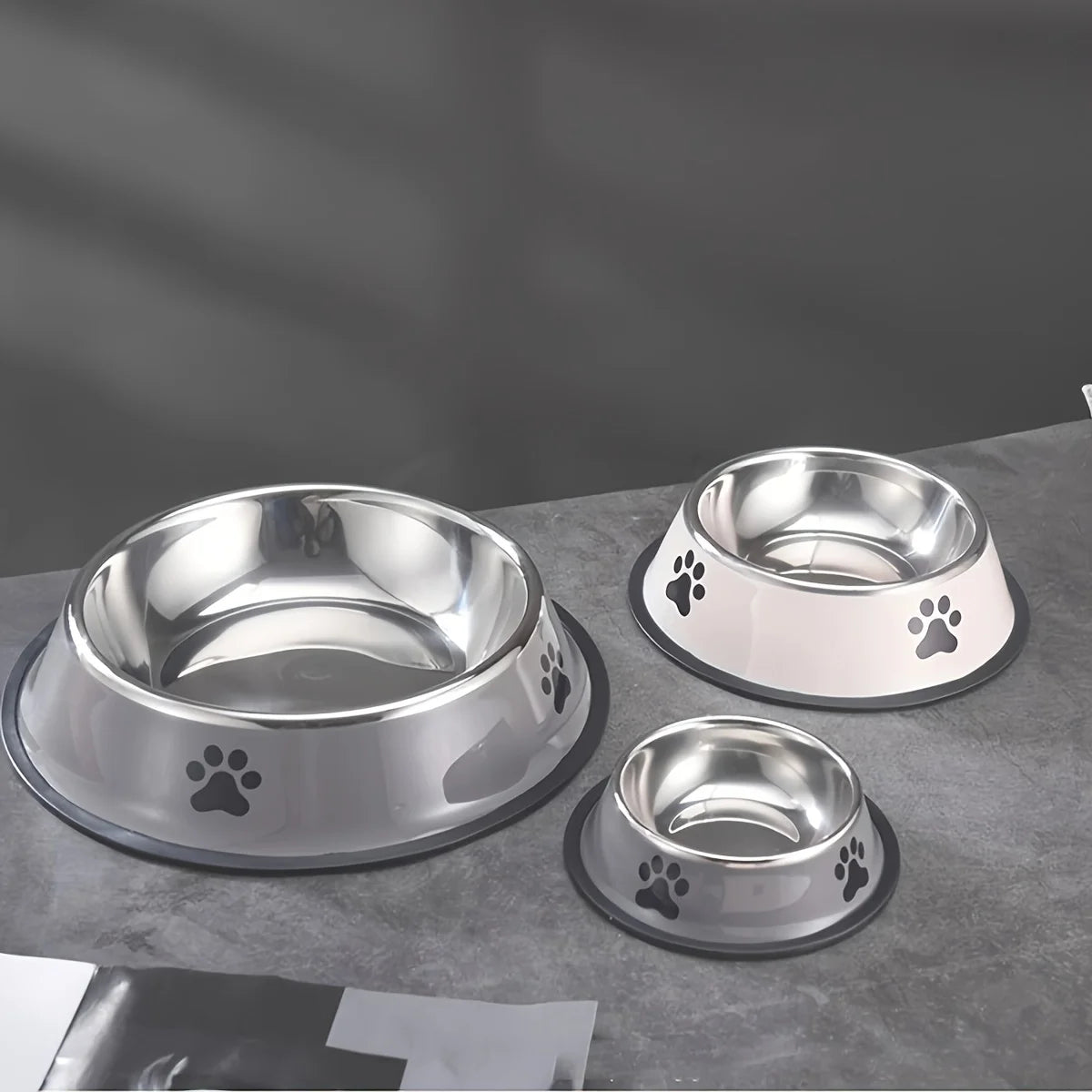 Premium Stainless Steel Dog Bowl – Non-Slip & Dishwasher Safe