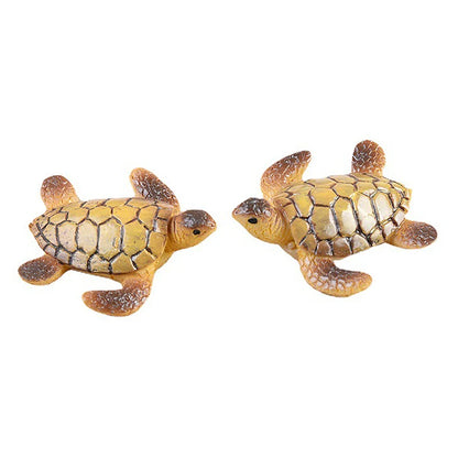 1PC Mini Sea Turtle Model Resin Aquarium Fish Tank Home Landscape Ornaments Decoration Accessories Fine Workmanship Layout Prop