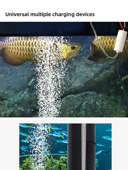 Portable USB Aquarium Air Pump – Silent Mini Oxygen Pump for Fish Tanks and Fish Farming