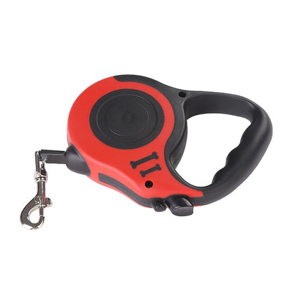 Retractable Dog Leash – 3M/5M Durable Nylon with Quick Lock