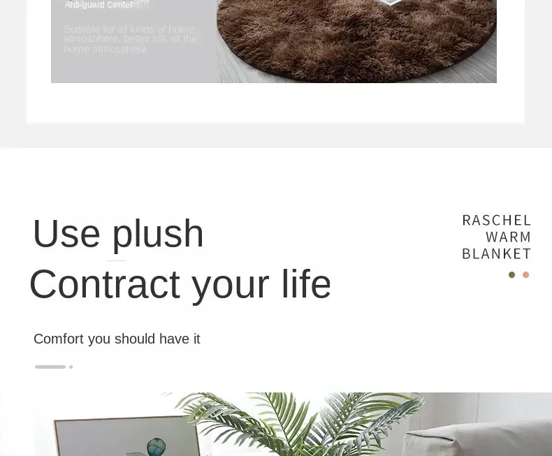 Super Soft pet-friendly carpet Plush Round Rug – Fluffy Carpet for Living Room, Bedroom & Pet Comfort (Dogs & Cat66s)