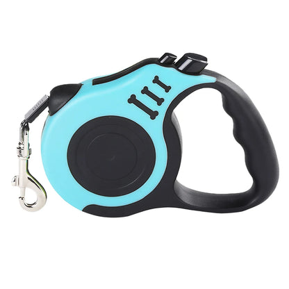 Retractable Dog Leash – 3M/5M Durable Nylon with Quick Lock