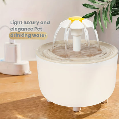 Whisper-Quiet Cat Water Fountain – 48oz BPA-Free with Triple Filtration