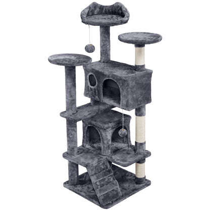 Cat Tree Tower – Multi-Level Condo with Posts, Hammocks & Toys